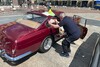 Car for checkup at Ferrari Kessel Classic